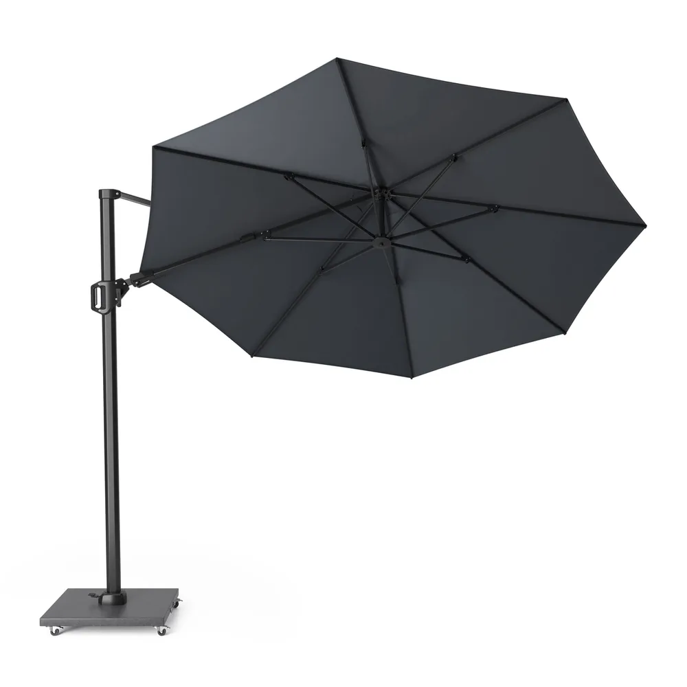 Platinum Sun & Shade zweefparasol Challenger T² Ø350 antraciet