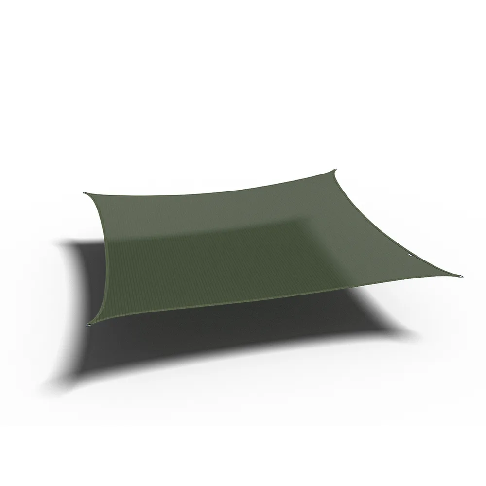 Platinum Sun & Shade Coolfit schaduwdoek vierkant, 500x500cm, Olijf