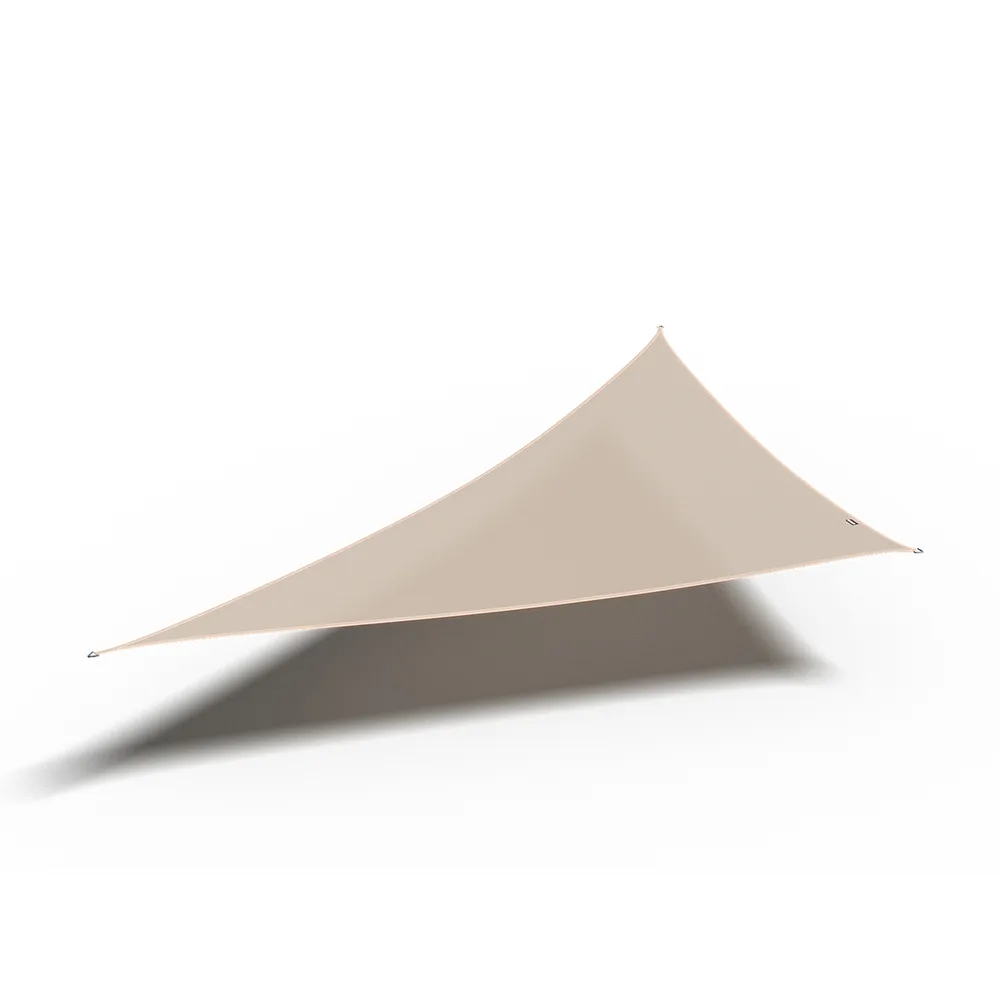 Platinum Sun & Shade Coolfit schaduwdoek driehoek 90°, 570x400x400cm, Ecru Wit