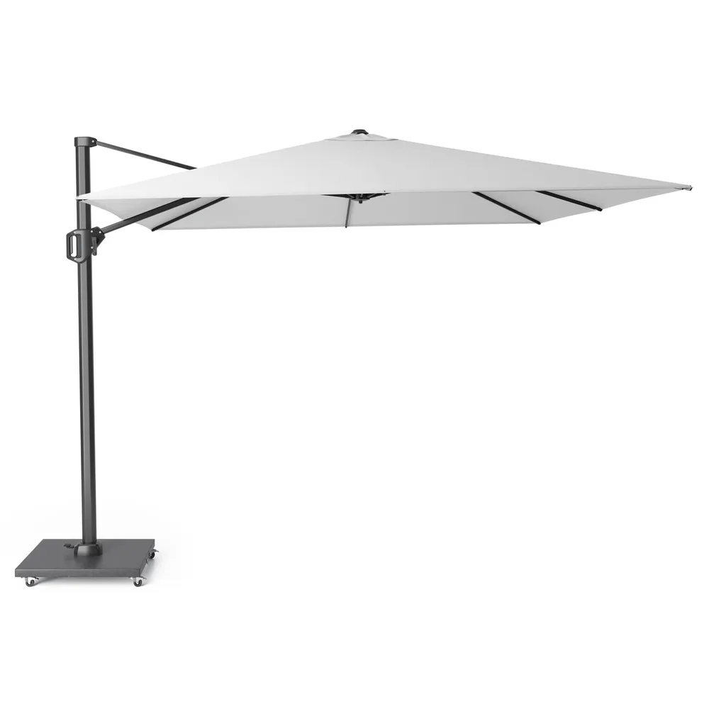 Parasol déporté Platinum Challenger T1 300x300 cm blanc