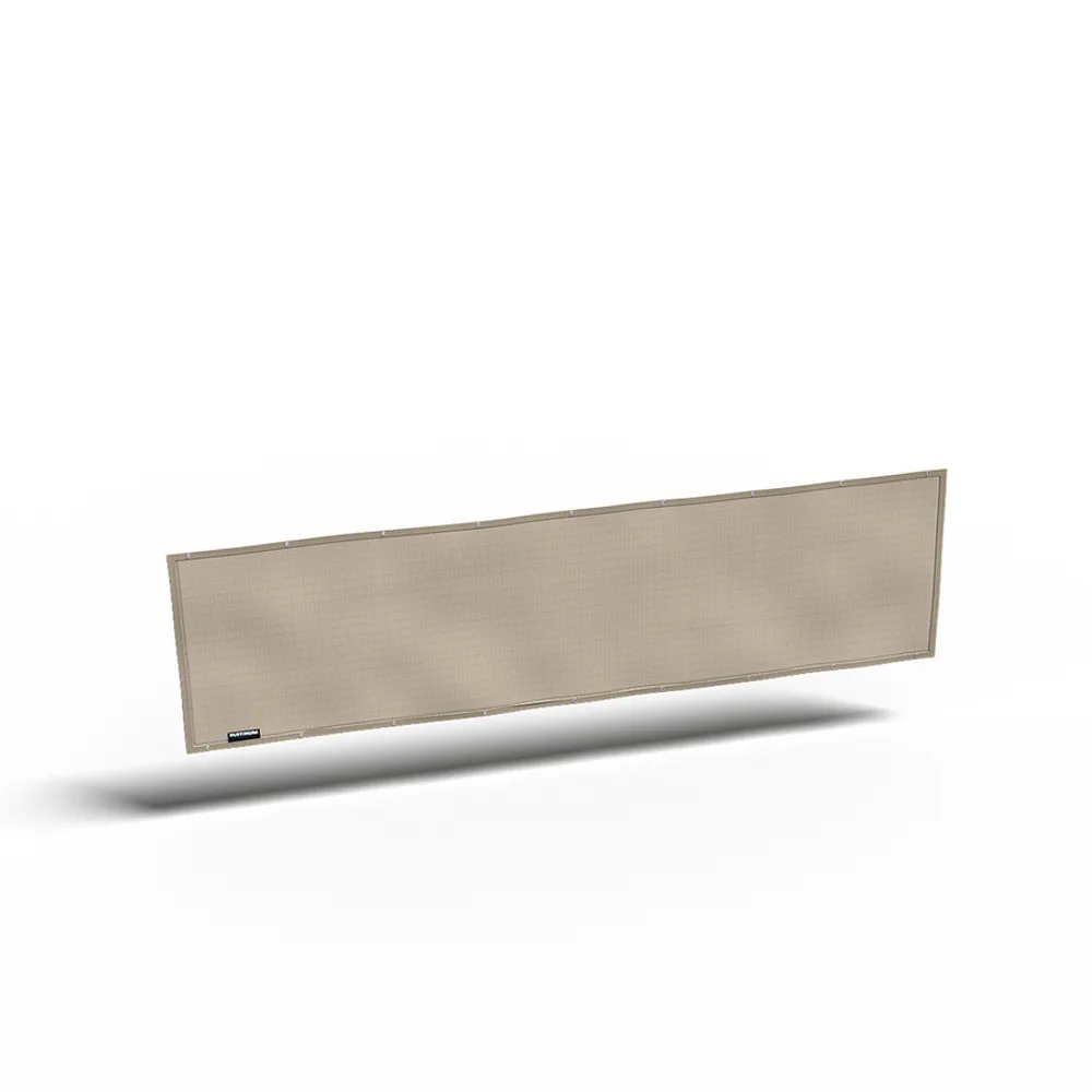 Platinum Sun & Shade Coolfit balkondoek, 500x80cm, Ecru wit