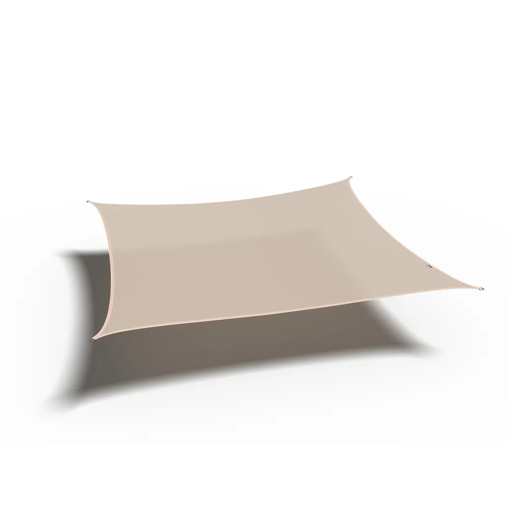 Platinum Sun & Shade Coolfit schaduwdoek vierkant, 500x500cm, Ecru Wit