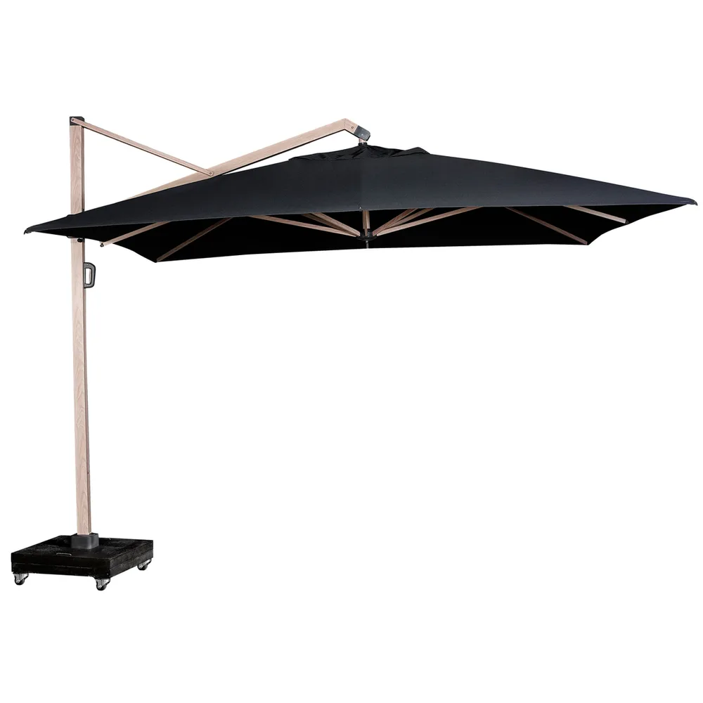 Platinum Sun & Shade zweefparasol Icon Premium 400x300 Faded black