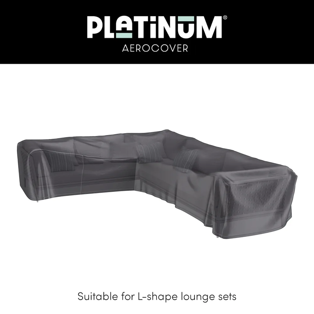 Platinum AeroCover Loungesethoes hoekset links 355x275x100xH70
