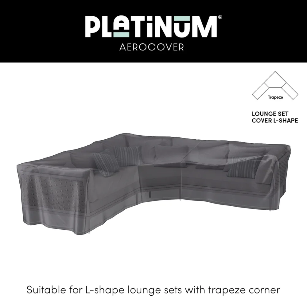 Platinum AeroCover Loungesethoes hoekset trapeze 270x270x100xH70