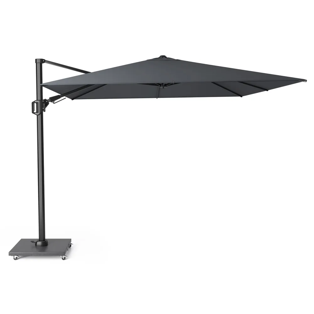 Platinum Sun & Shade zweefparasol Challenger T² 300x300 antraciet