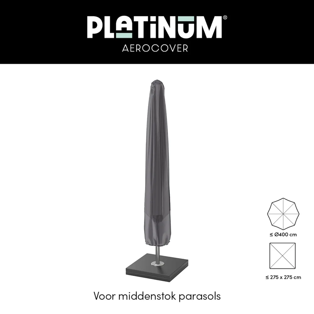 Platinum AeroCover Parasolhoes middenstokparasol H215x30/40