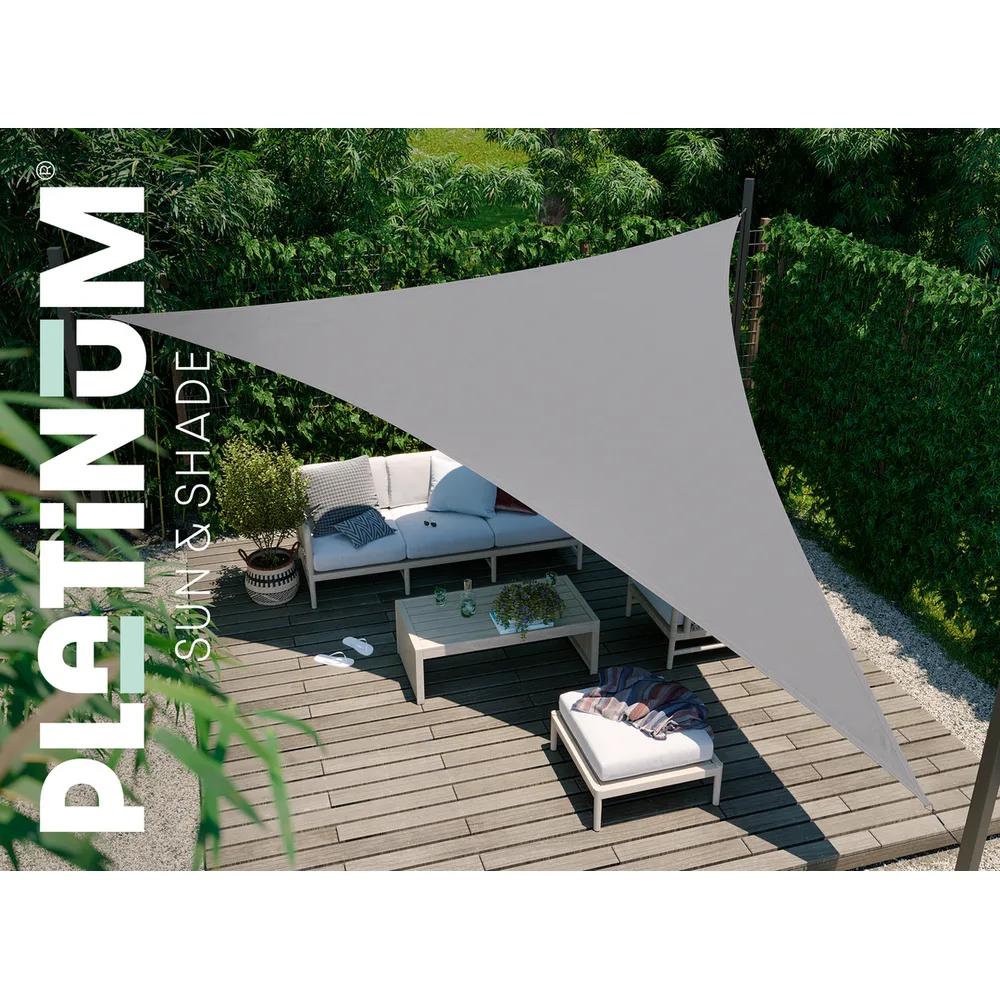 Platinum Sun & Shade Dreamsail schaduwdoek vierkant, 400x400cm, Ecru