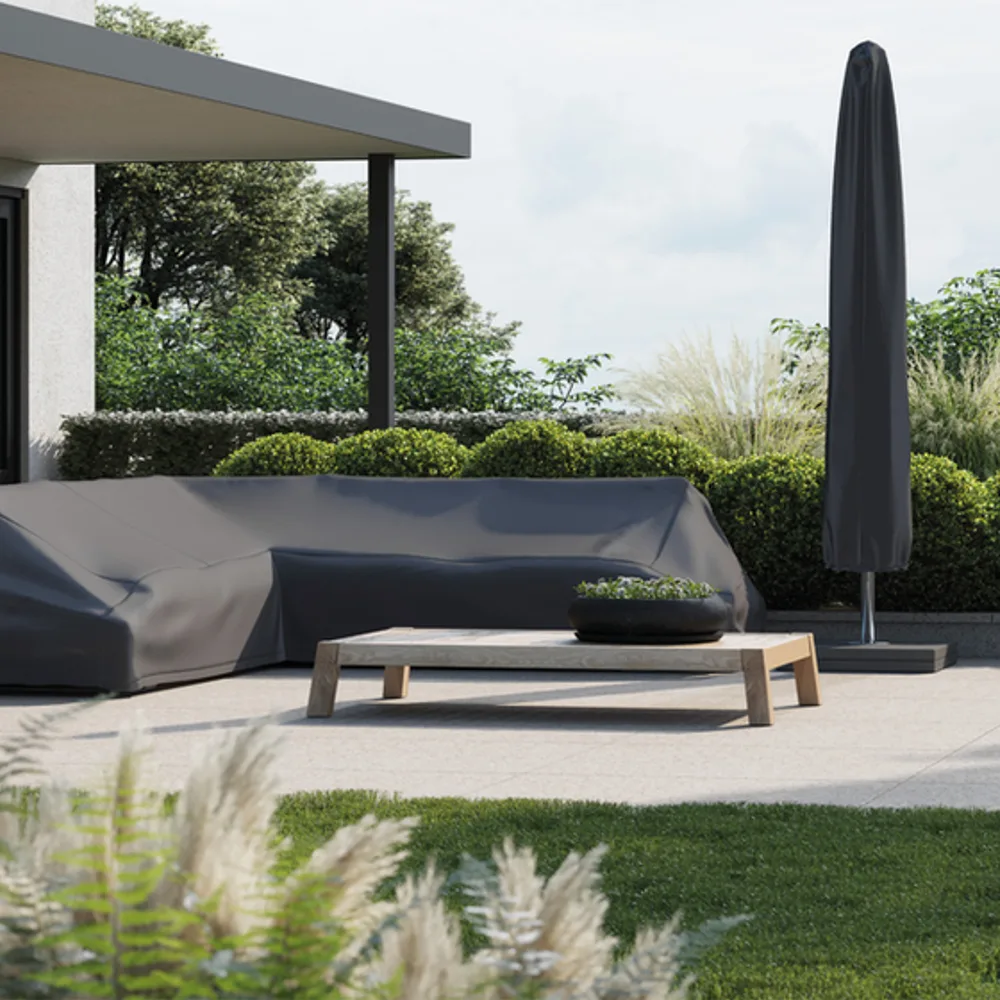 Platinum AeroCover Loungesethoes hoekset links 355x275x100xH70