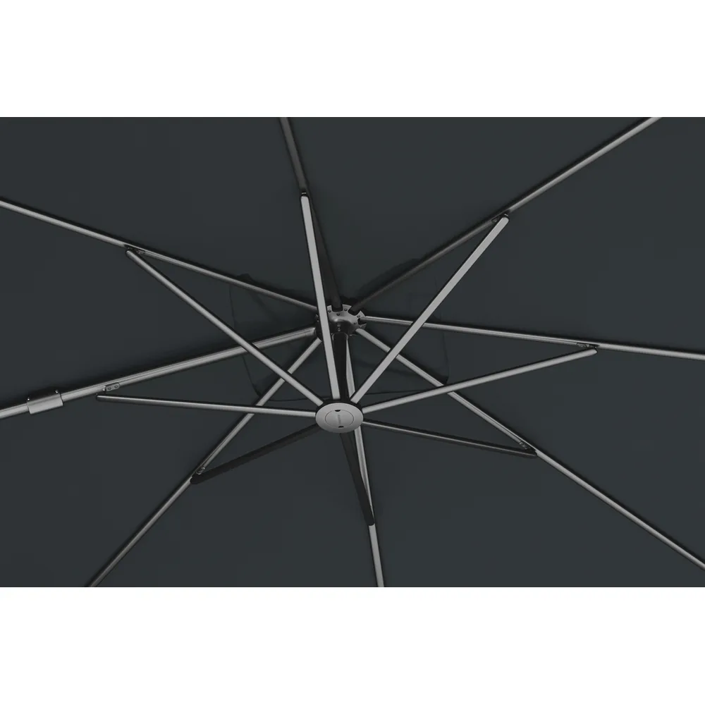 Platinum Sun & Shade zweefparasol Nexus T² Premium 300x300 Faded black