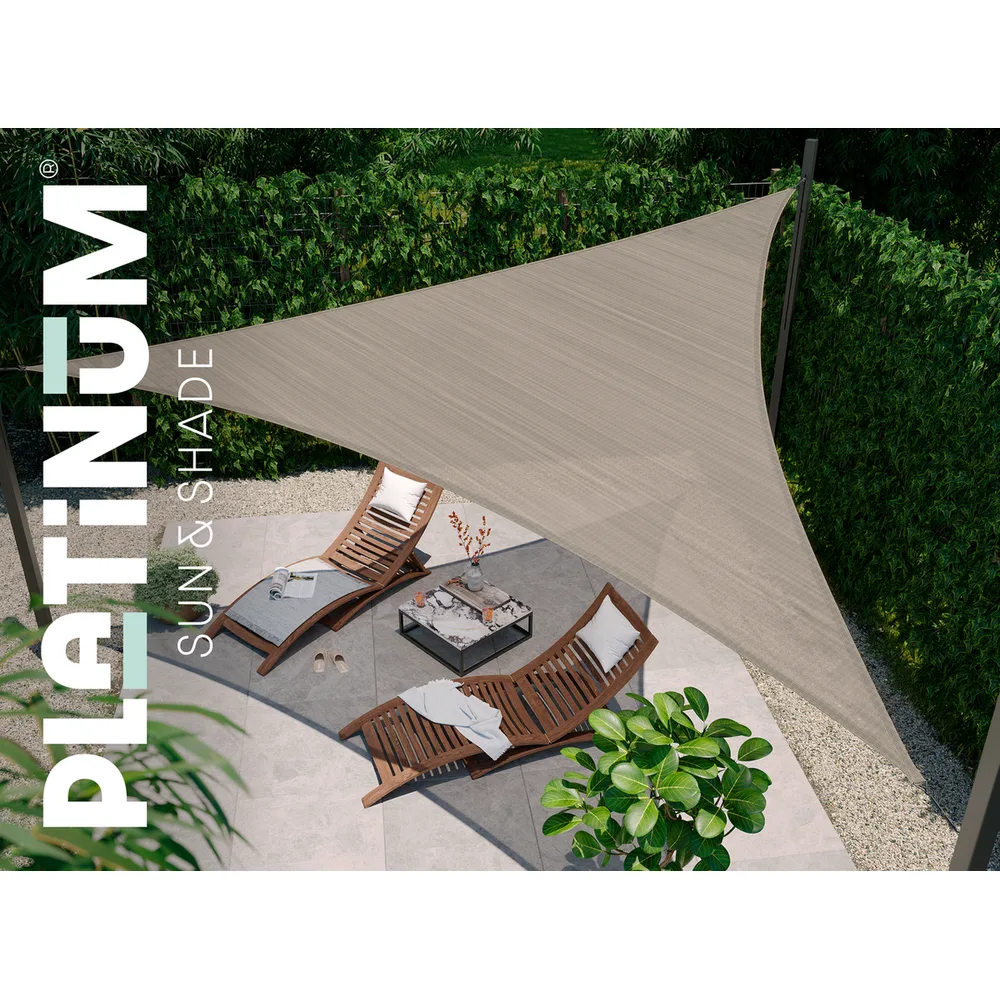 Platinum Sun & Shade Coolfit schaduwdoek vierkant, 360x360cm, Antraciet