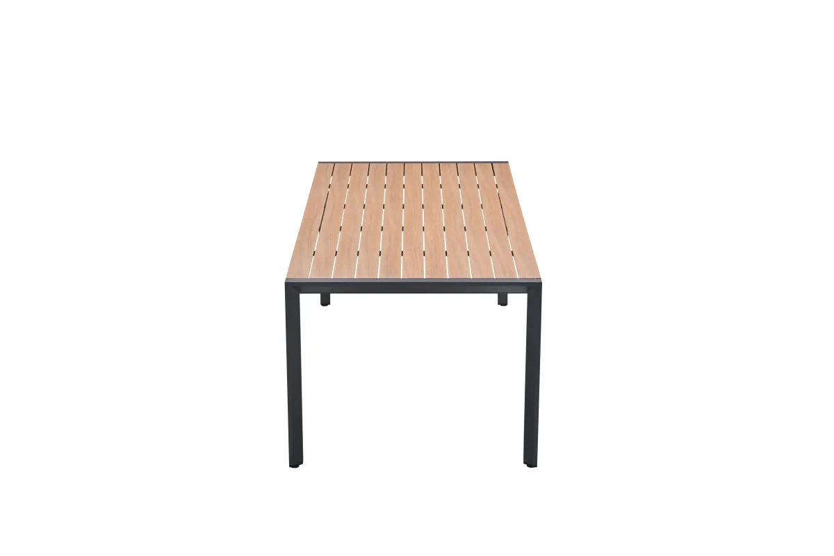 Garden Impressions Cosmo/Felini tuinset 6 personen teaklook tafel 220 cm