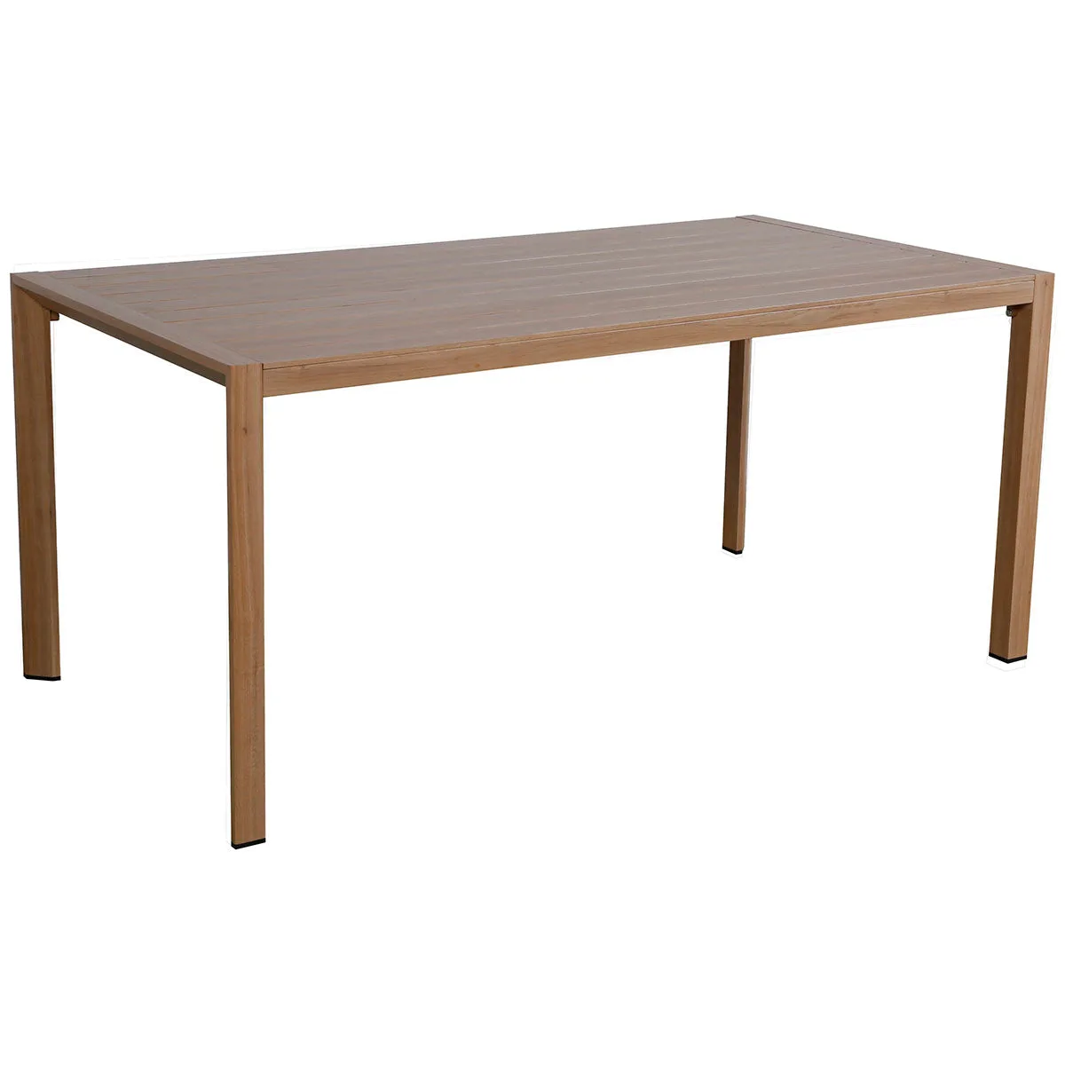Garden Impressions Felini tuintafel aluminium - 160x84 cm - light teak look