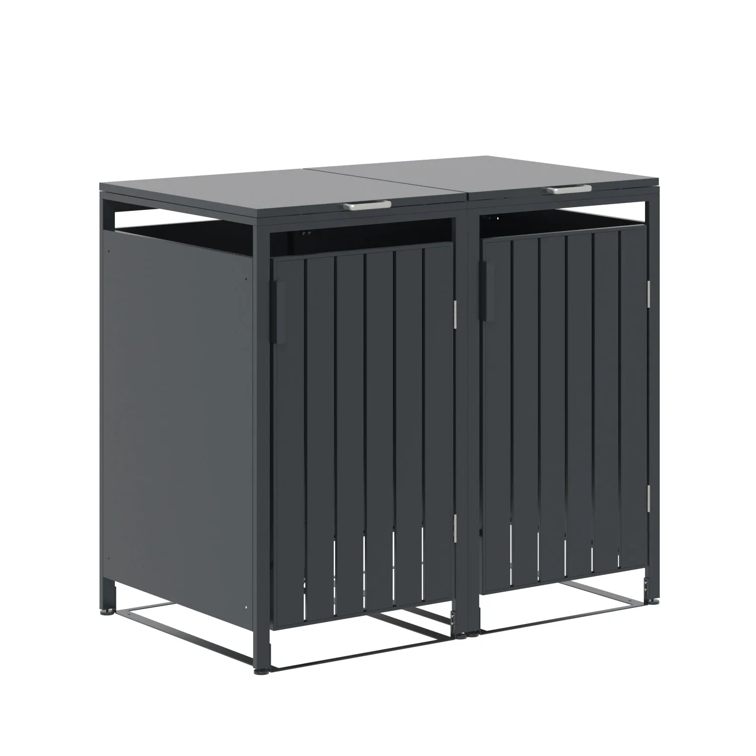 Garden Impressions containerbox BinPort dubbel - 136x80x118 cm - carbon black