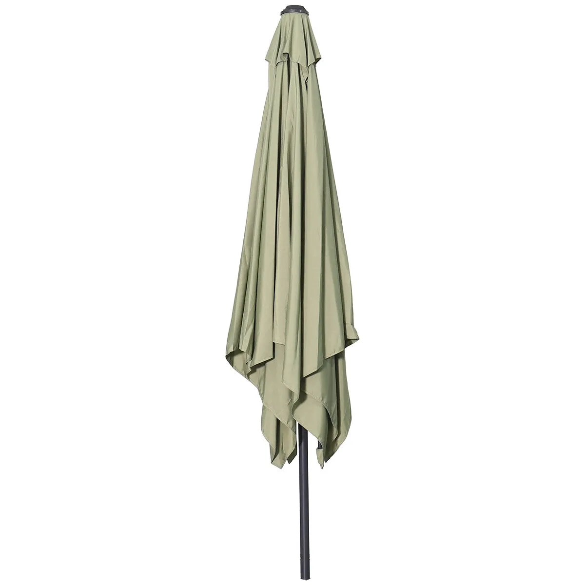 Garden Impressions Lotus Ampelschirm-Set 250x250 olive mit Fuß und Schutzhülle