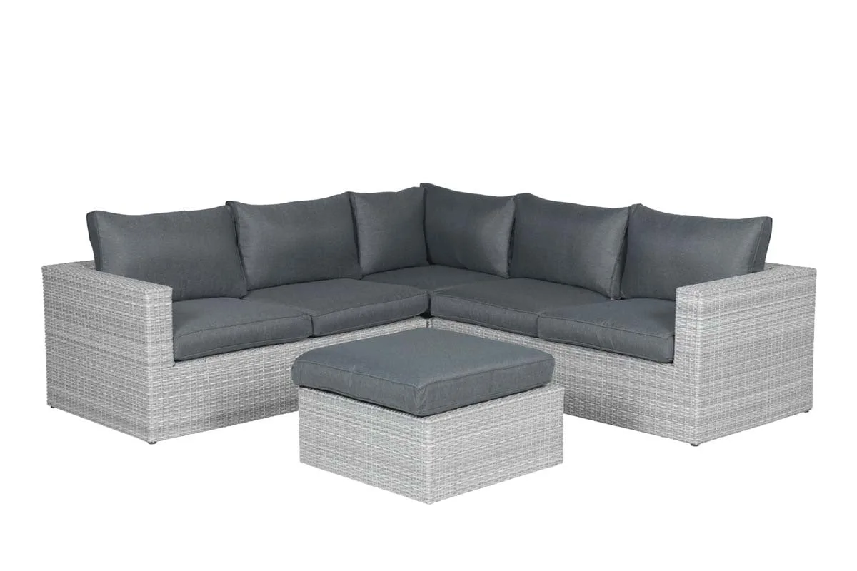 Orangebird loungeset - 4-delig - vintage grey - reflex black