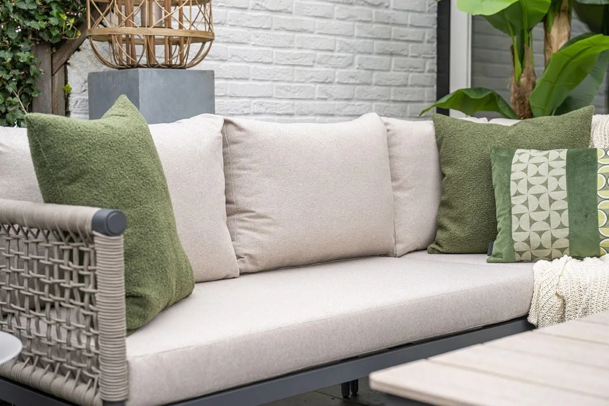 Garden Impressions Teramon salon de jardin 6 places avec corde taupe