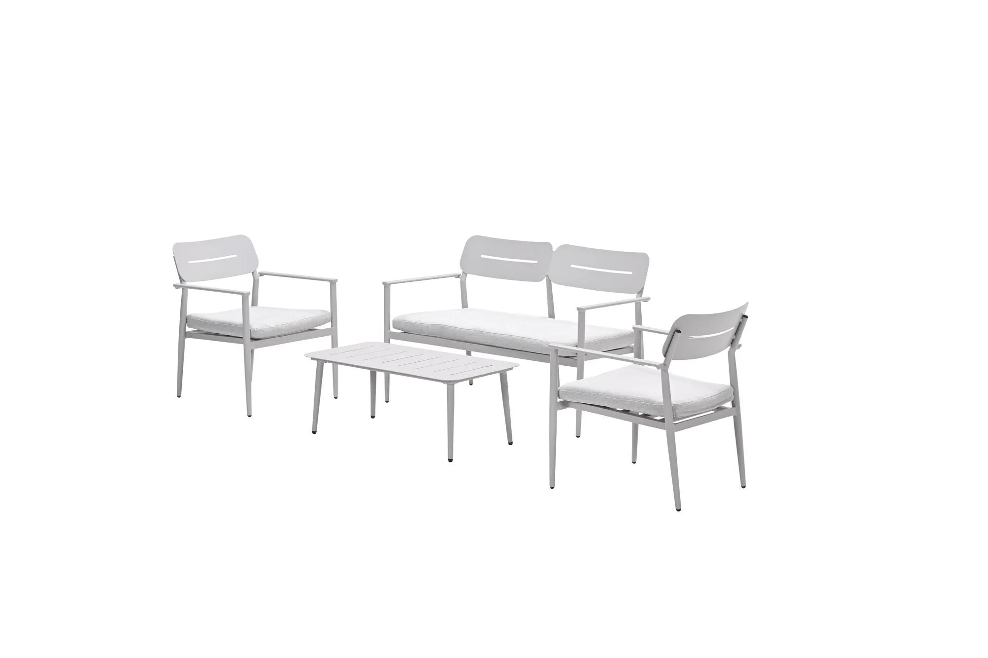Morella loungeset - 4-delig - taupe - valley sand Morella loungeset - 4-delig - taupe - valley sand