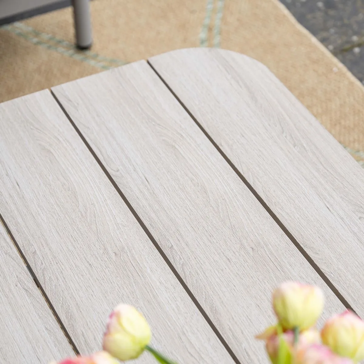 Garden Impressions Margriet table basse de jardin - 130x70 cm - taupe