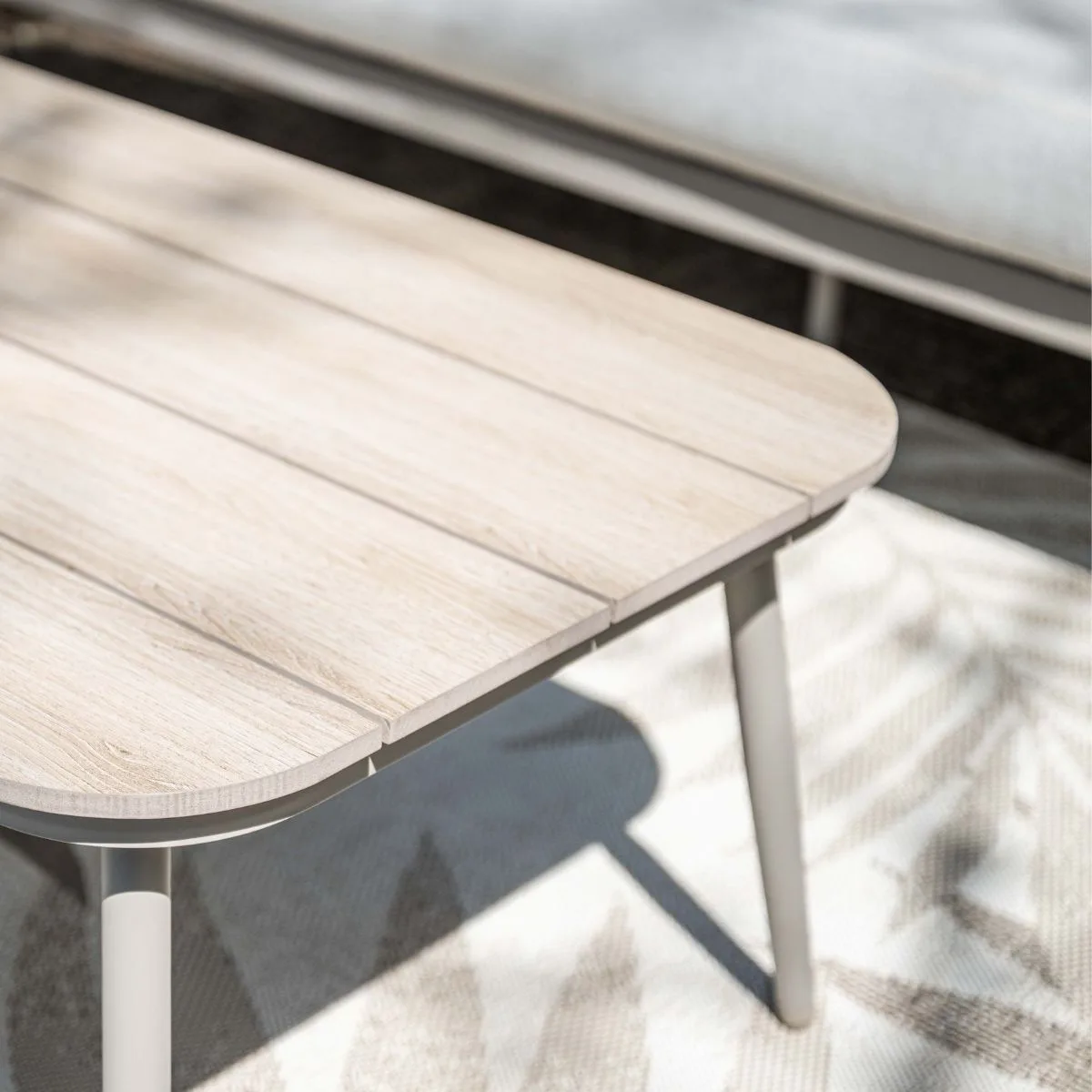 Garden Impressions Margriet table basse de jardin - 130x70 cm - taupe