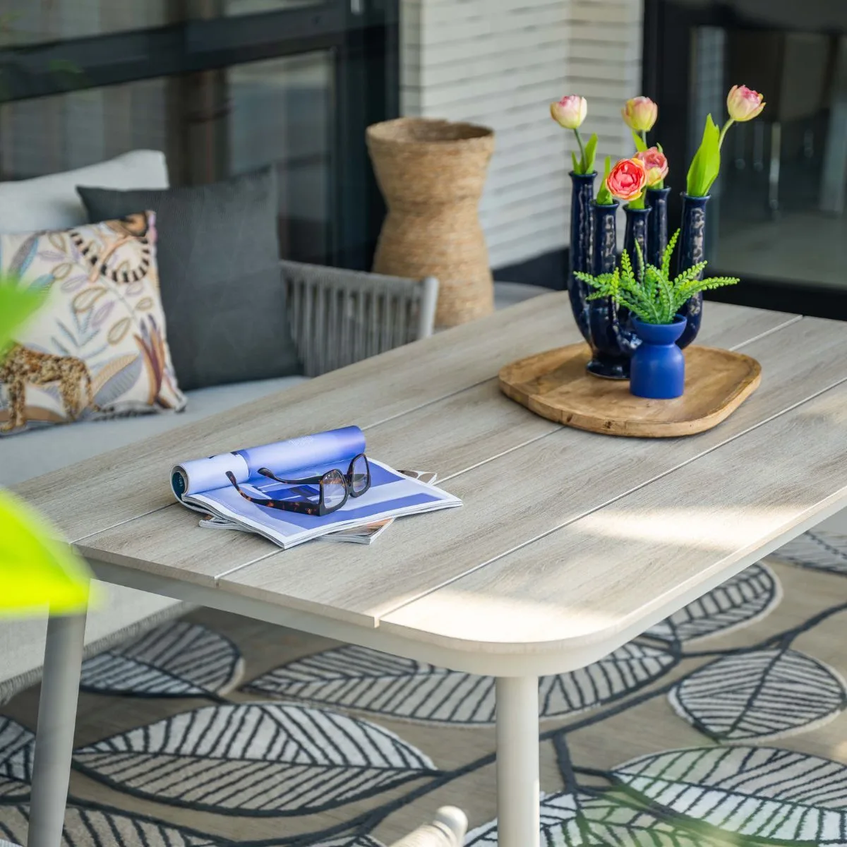 Garden Impressions Margriet table de jardin lounge-salle à manger - 160x90 cm - taupe