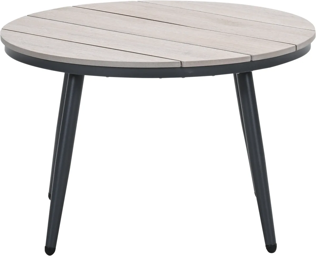 Garden Impressions Margriet loungetafel rond- Ø70xH45 cm - carbon black