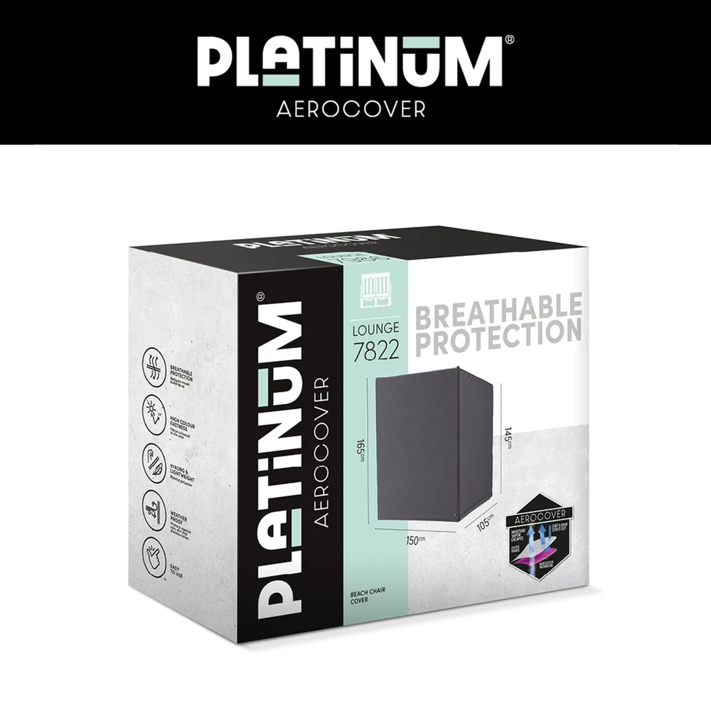 Platinum AeroCover strandstoelhoes 150x105xH145/165