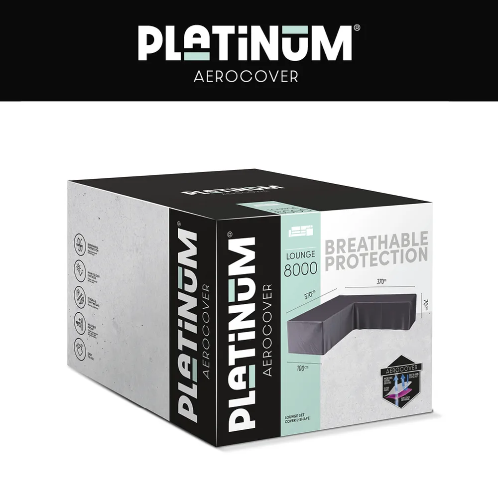 Platinum AeroCover Loungesethoes hoekset 370x370x100xH70