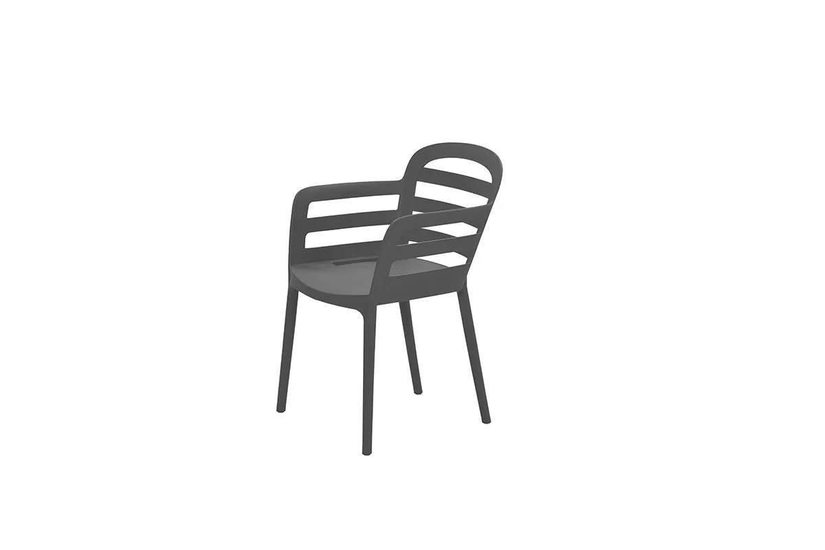 Formello armstoel - antraciet