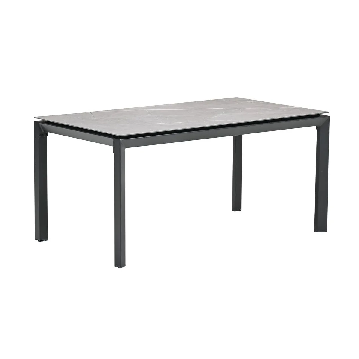 Table de jardin à manger Garden Impressions Domingo - 160x90cm - aluminium gris