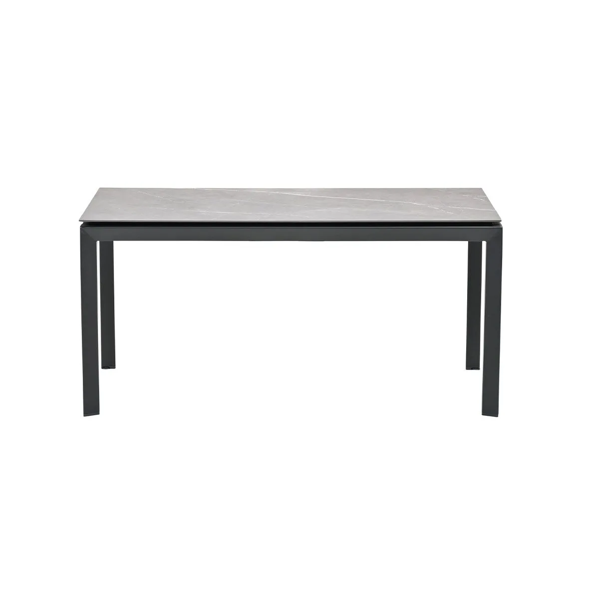 Table de jardin à manger Garden Impressions Domingo - 160x90cm - aluminium gris