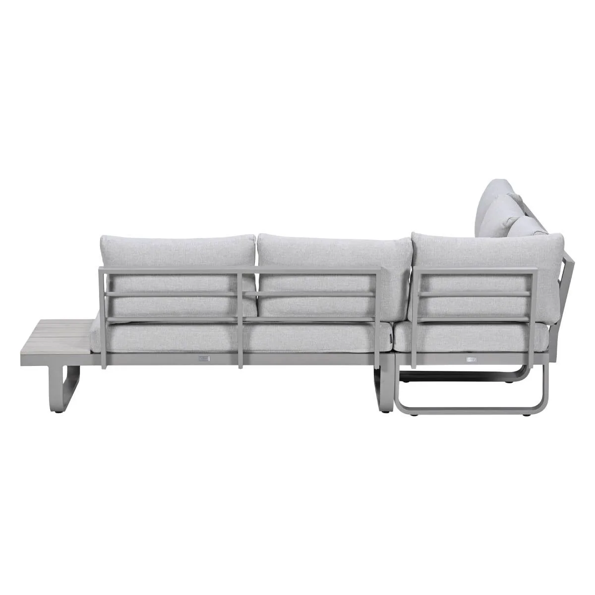 Garden Impressions Masone aluminium hoek loungeset 4-delig taupe