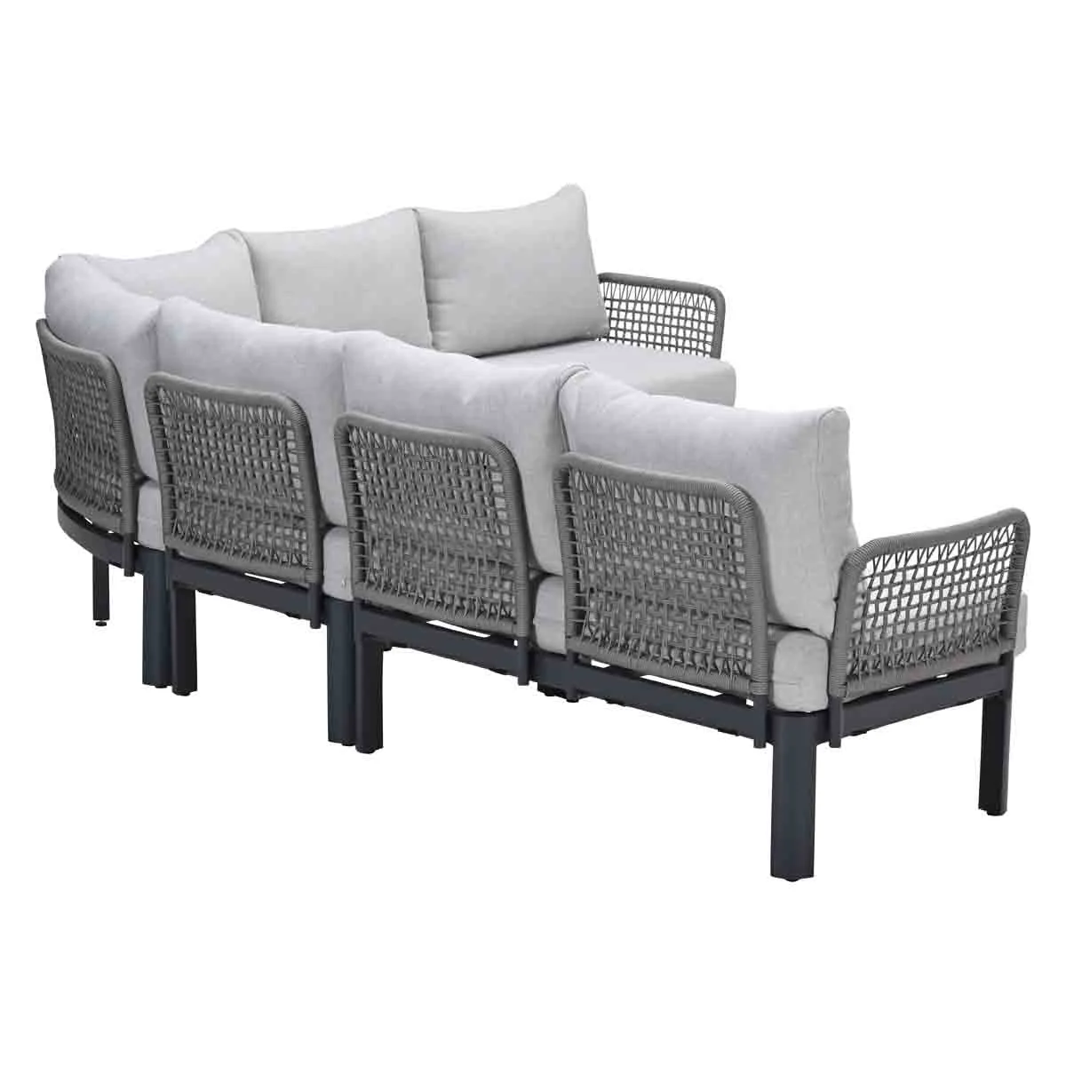 Garden Impressions Corsano rope lounge hoekbank - taupe - valley sand