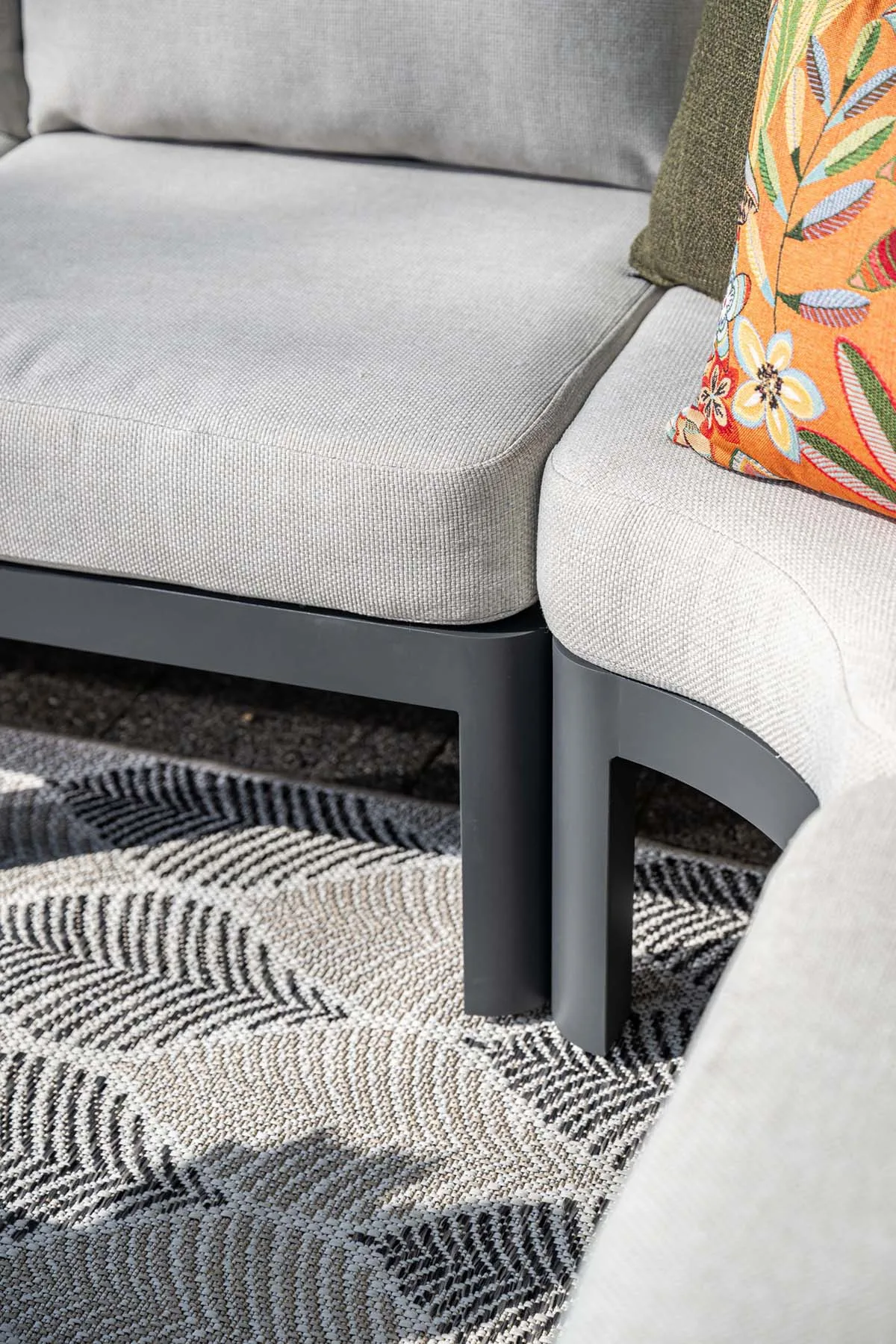 Garden Impressions Corsano rope lounge hoekbank - taupe - valley sand