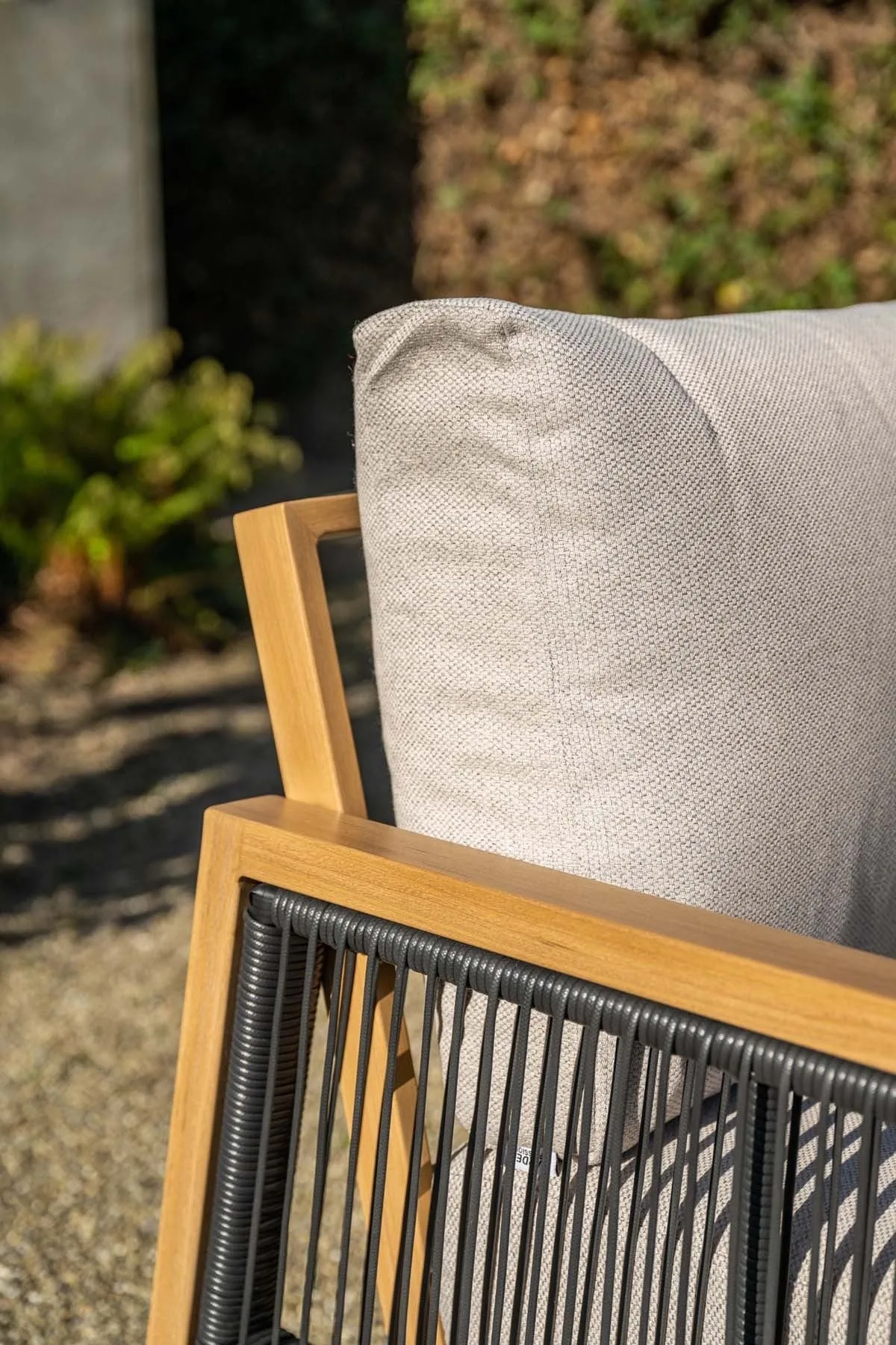 Garden Impressions Decala loungeset 4-delig light teak look desert sand
