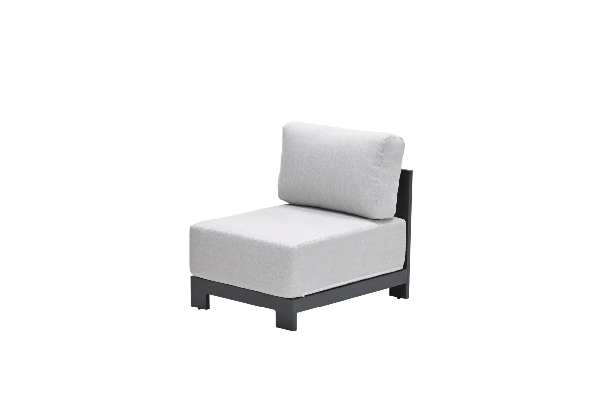 Levanto midden element - carbon black - valley sand