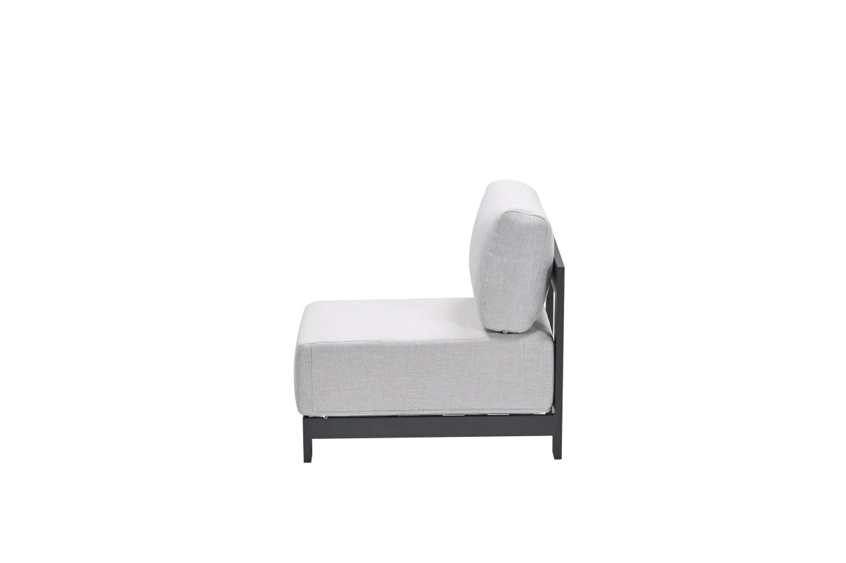 Levanto midden element - carbon black - valley sand