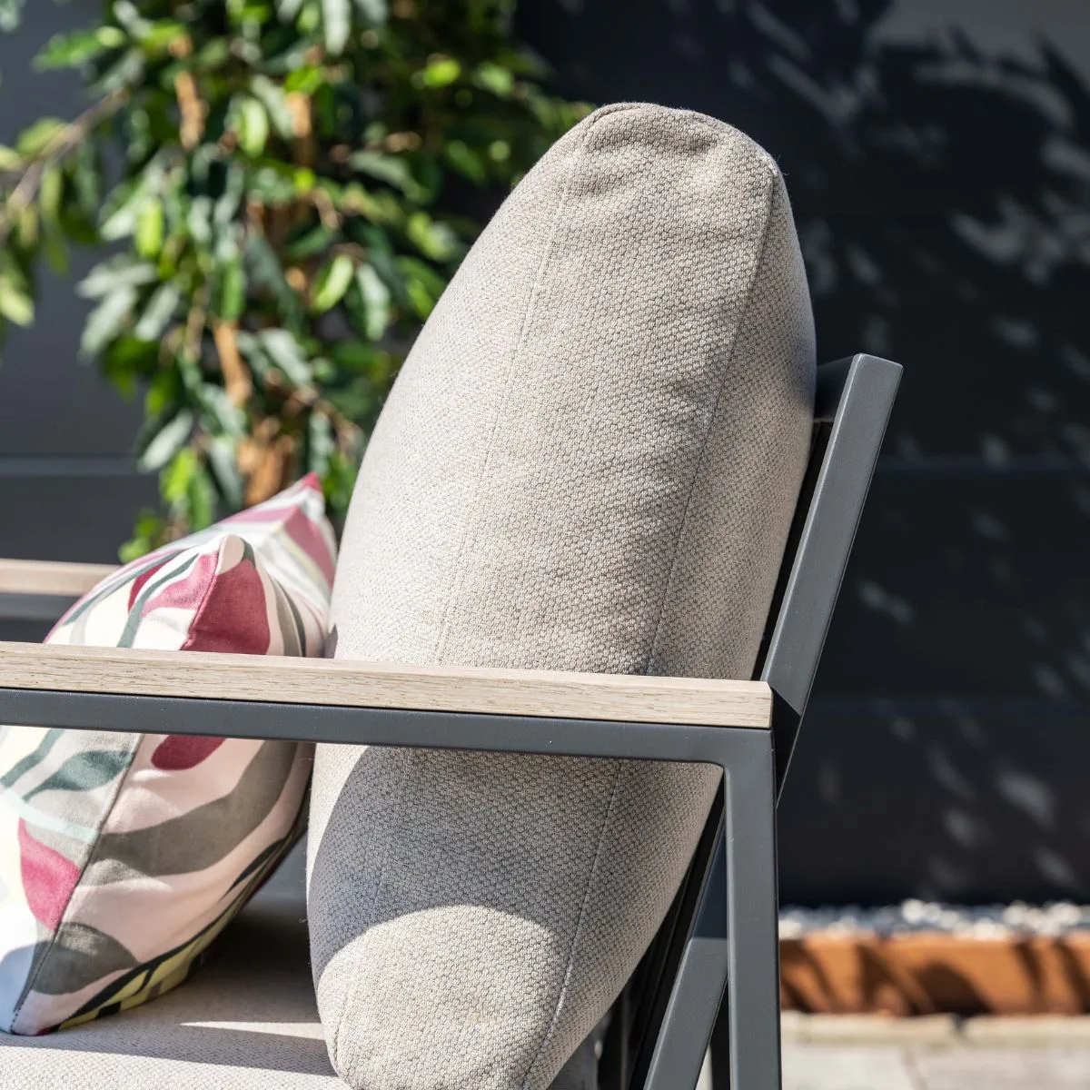 Garden Impressions Ricca salon de jardin aluminium - carbon black - desert sand