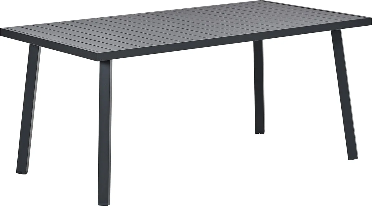 Garden Impressions Terni aluminium tuintafel - 160x90 cm - carbon black