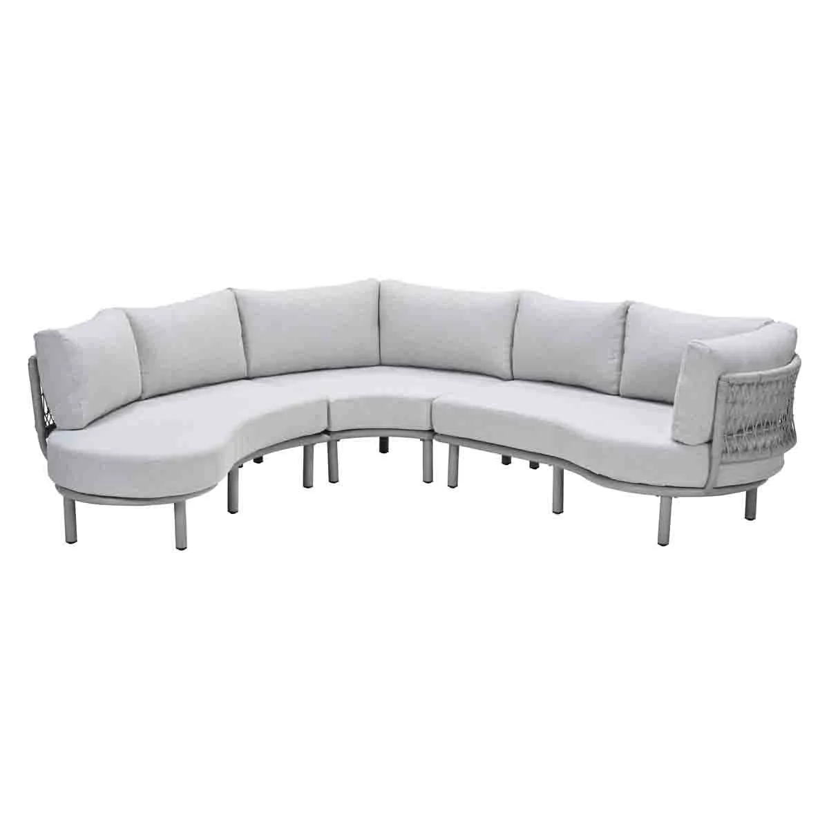 Garden Impressions Matera lounge-dining set 3-delig taupe