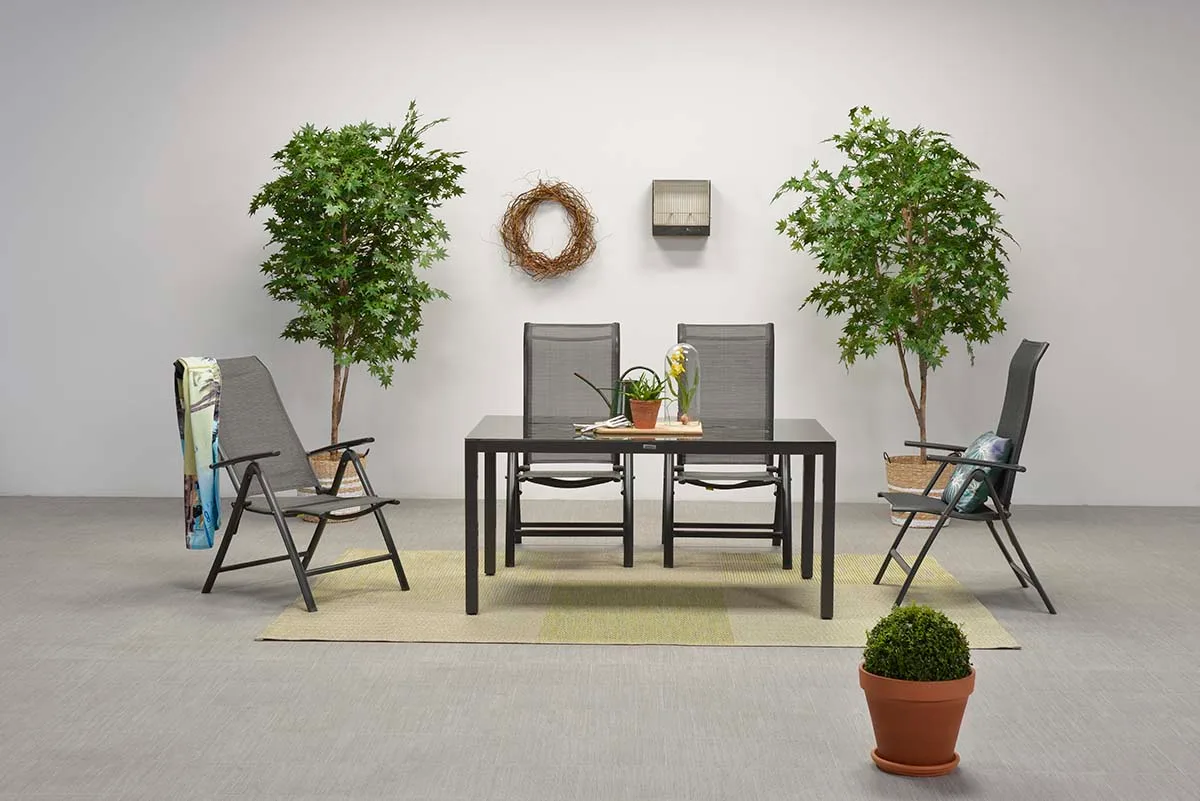 Limone verstelbare fauteuil - carbon black - antraciet