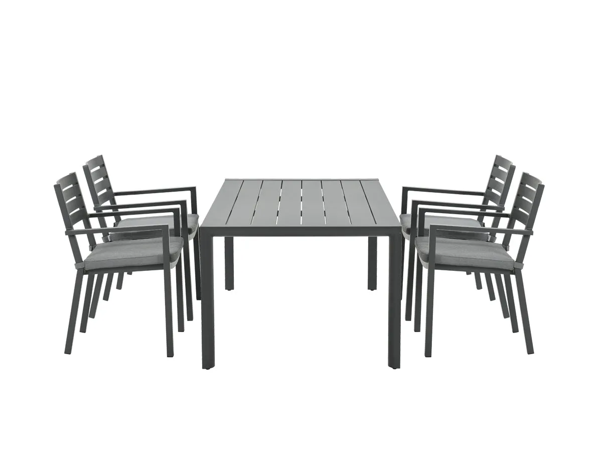 Tuinset Oklahoma stoelen - 4 stuks - met tuintafel Gosford - Garden Impressions