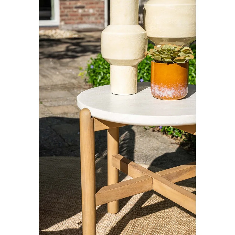 Garden Impressions Talara loungeset 3-delig acacia white wash taupe - afbeelding 2