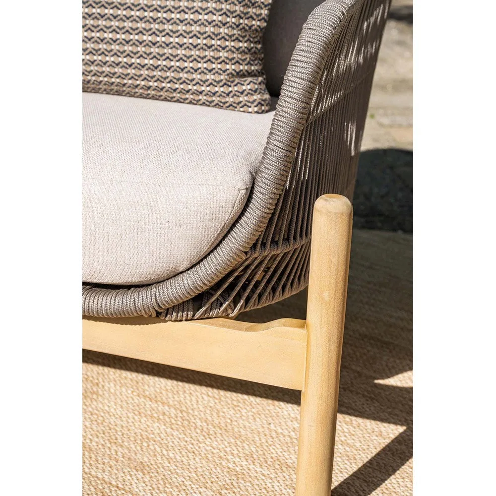Garden Impressions Talara loungeset 3-delig acacia white wash taupe - afbeelding 3