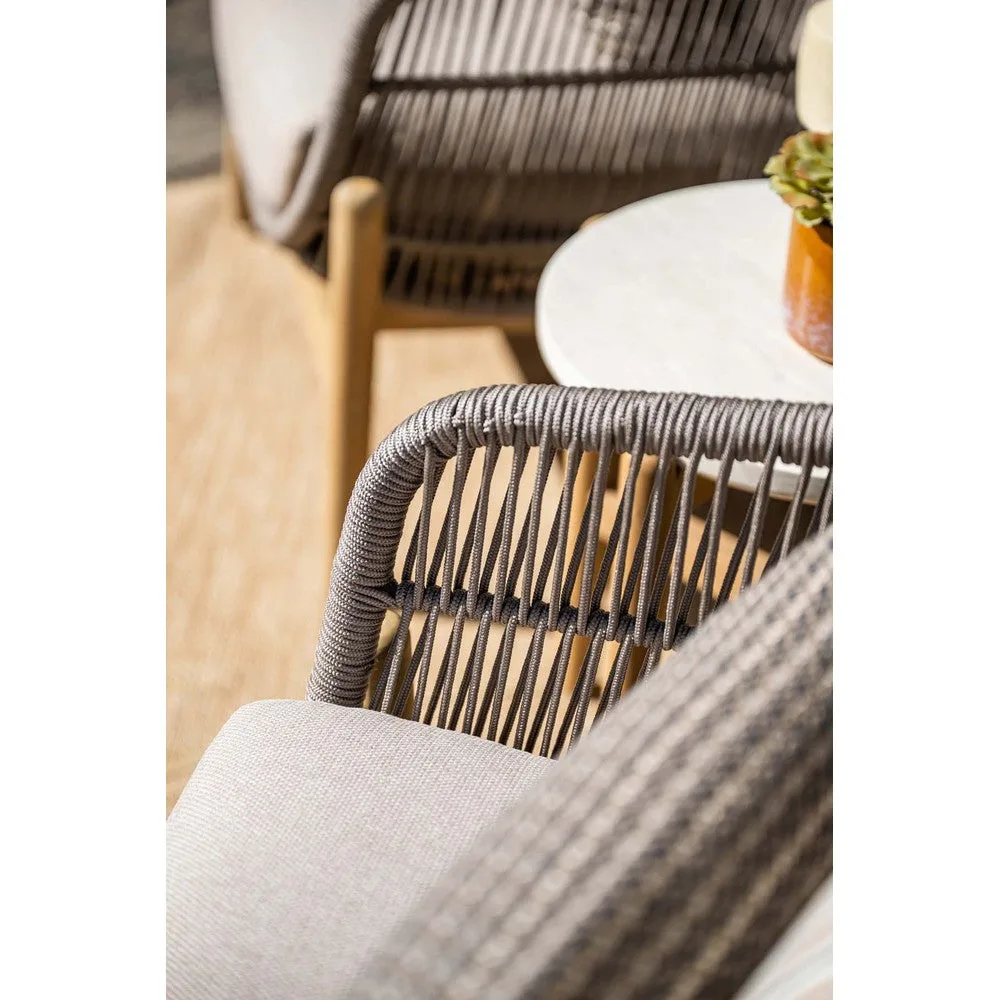 Garden Impressions Talara loungeset 3-delig acacia white wash taupe - afbeelding 7
