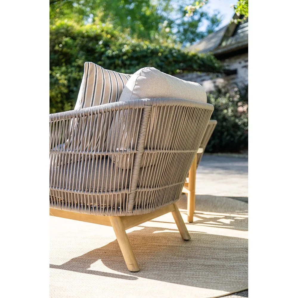 Garden Impressions Talara loungeset 3-delig acacia white wash taupe - afbeelding 10