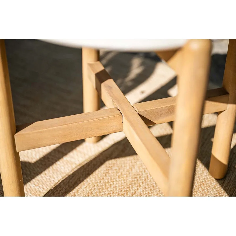 Garden Impressions Talara loungeset 3-delig acacia white wash taupe - afbeelding 12