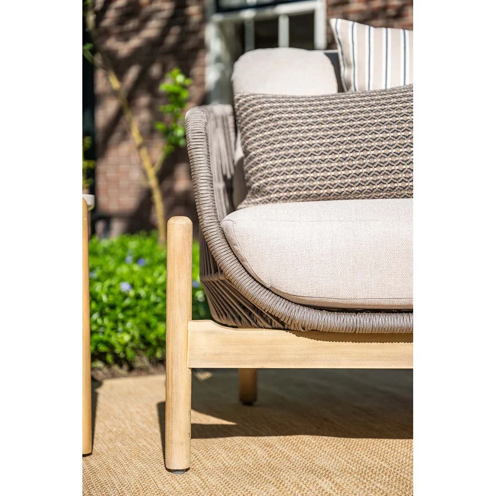 Garden Impressions Talara loungeset 3-delig acacia white wash taupe - afbeelding 13
