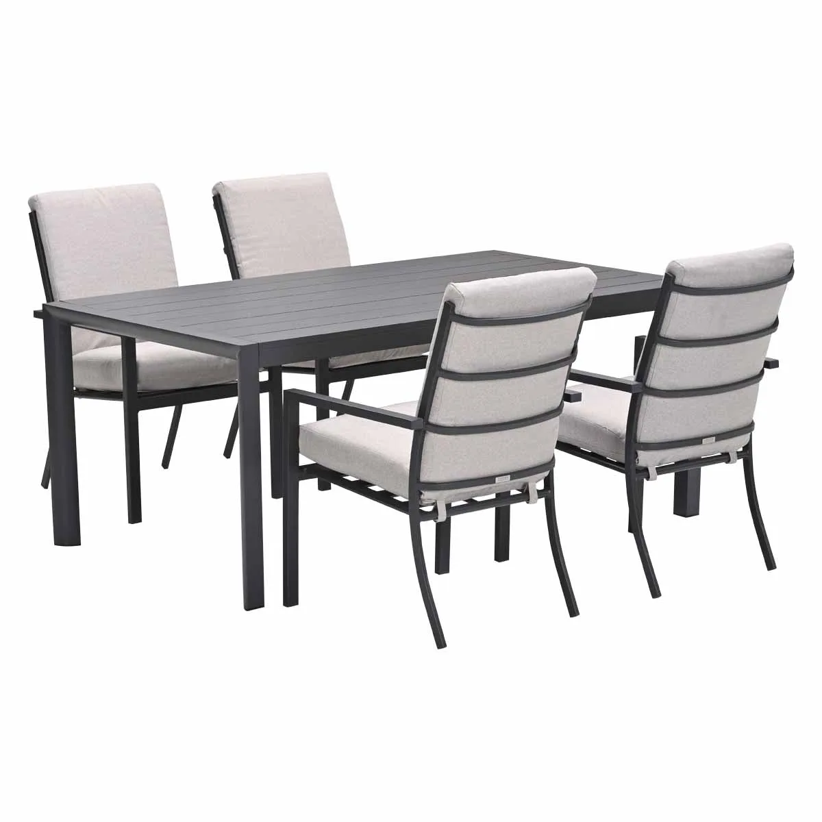 Garden Impressions Sergio/Gosford tuinset 4 personen stapelbare tuinstoelen