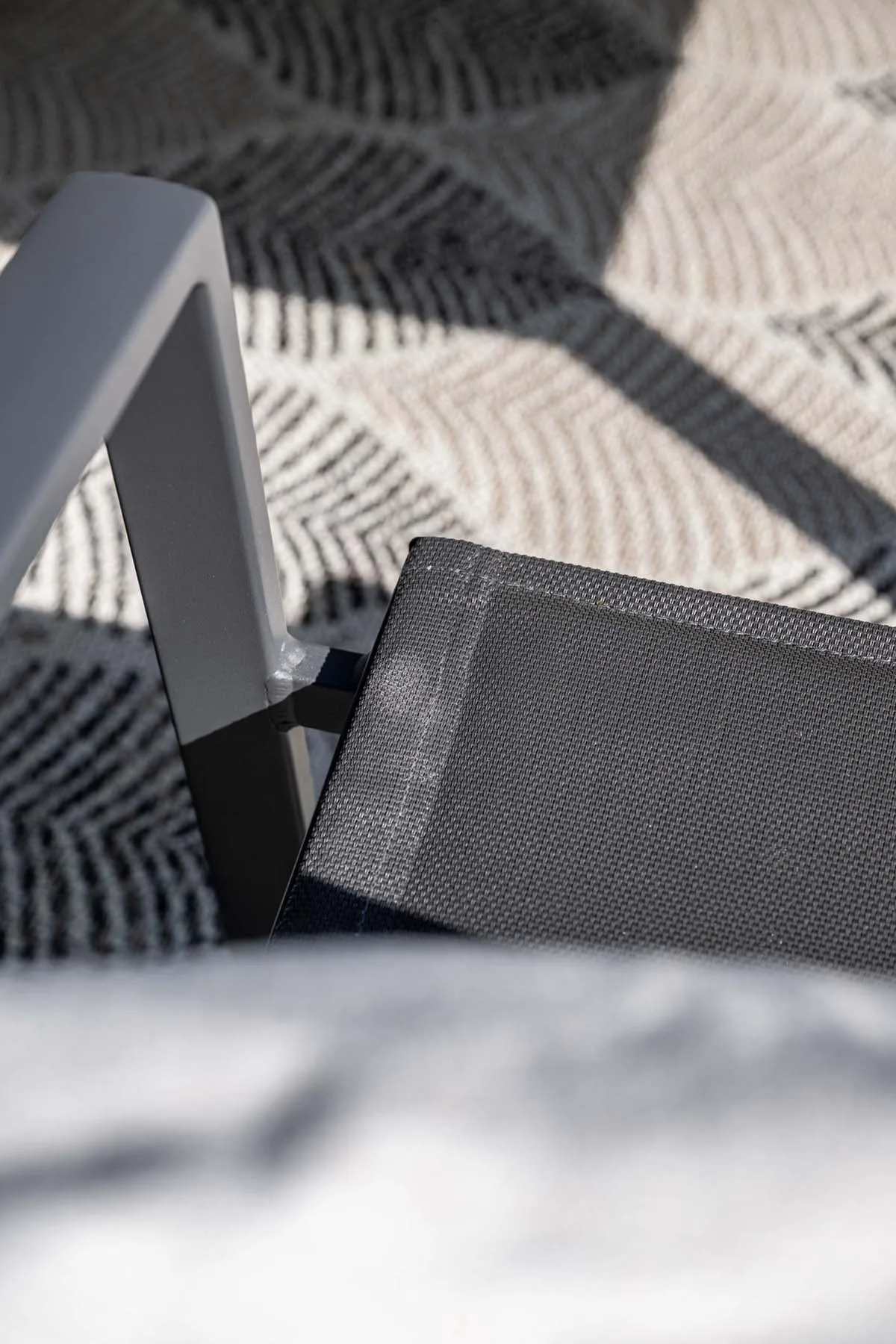Garden Impressions Cosmo chaises de jardin lot de 4 – carbon black / rope dark grey